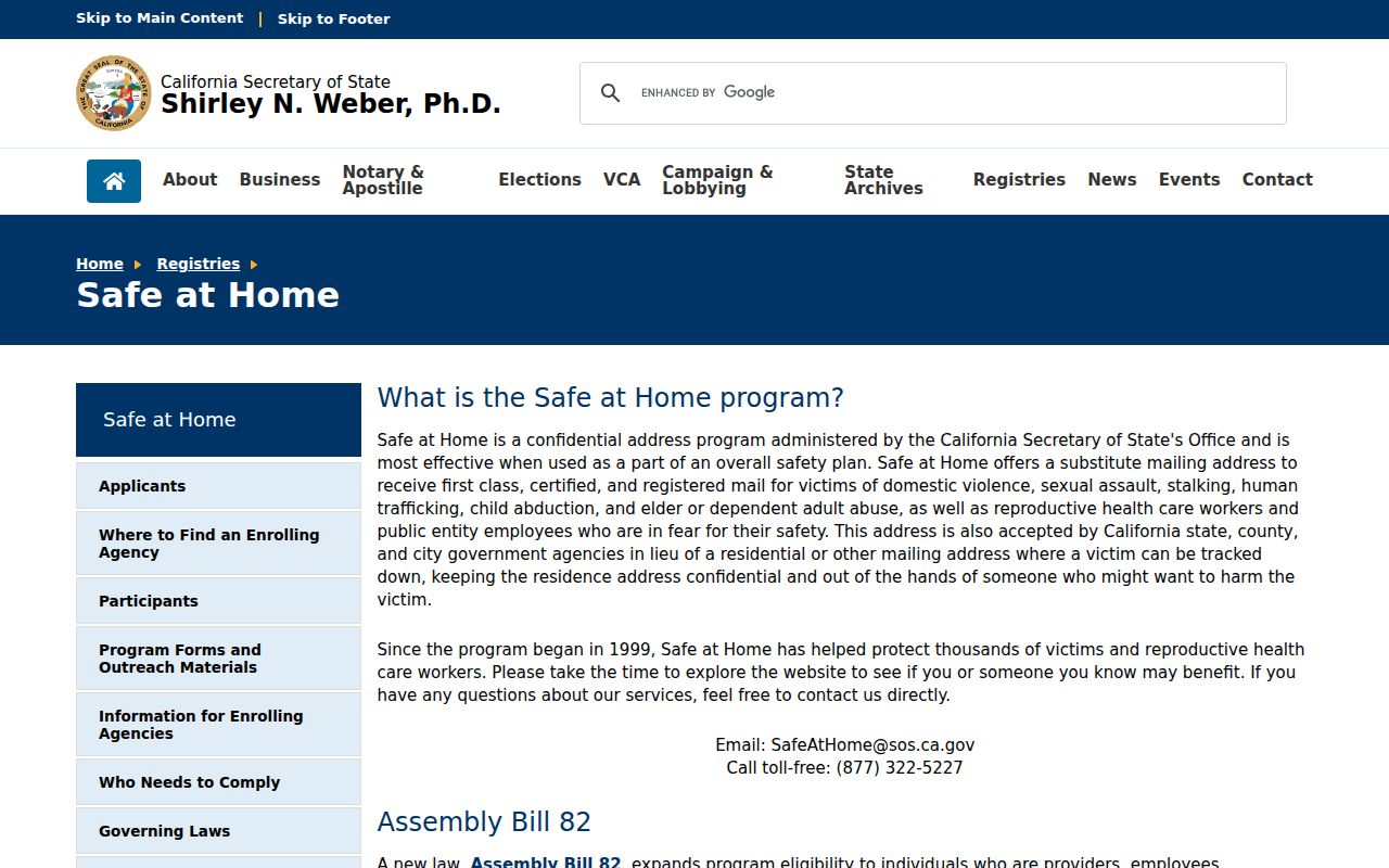 Riverside neighbors Safe at Home confidentiality program