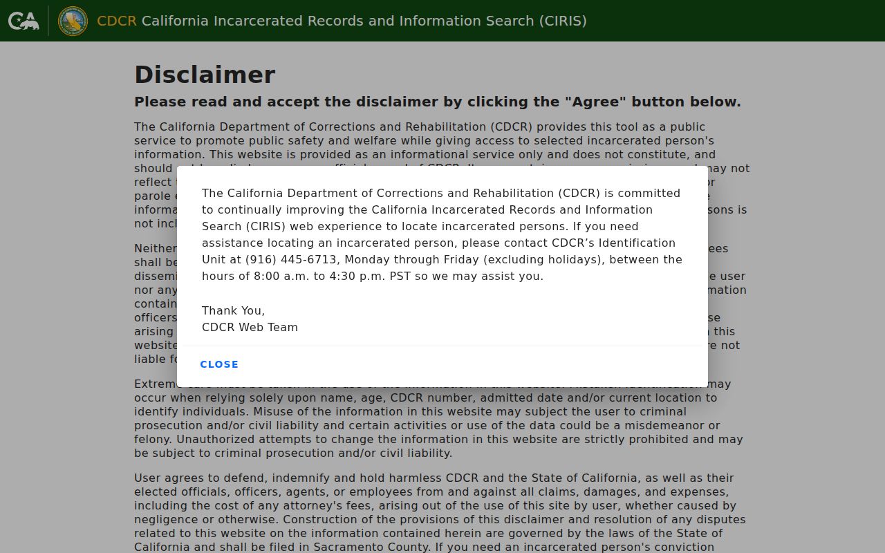 Riverside resident lookup California incarcerated person locator
