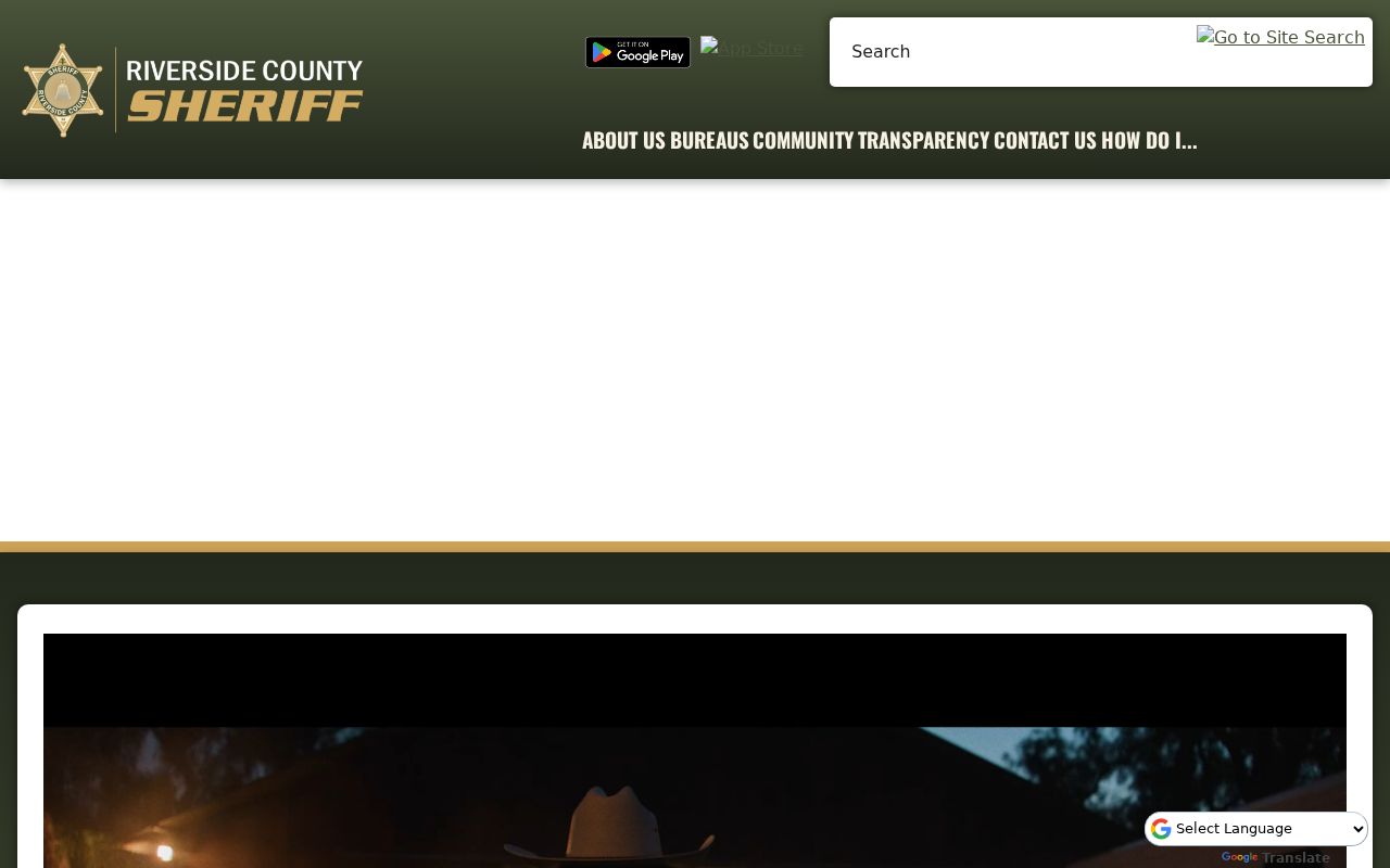 Riverside residents directory Riverside County Sheriff records