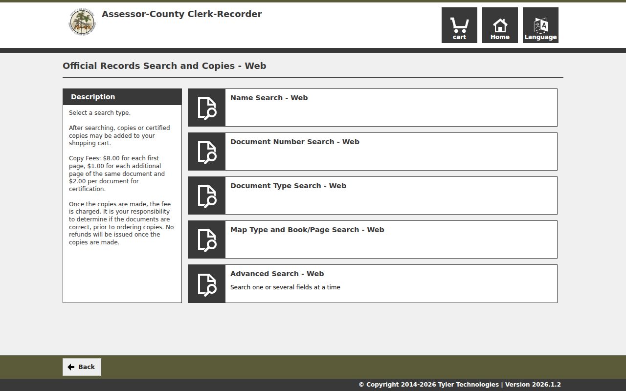 Riverside street directory official records search modes